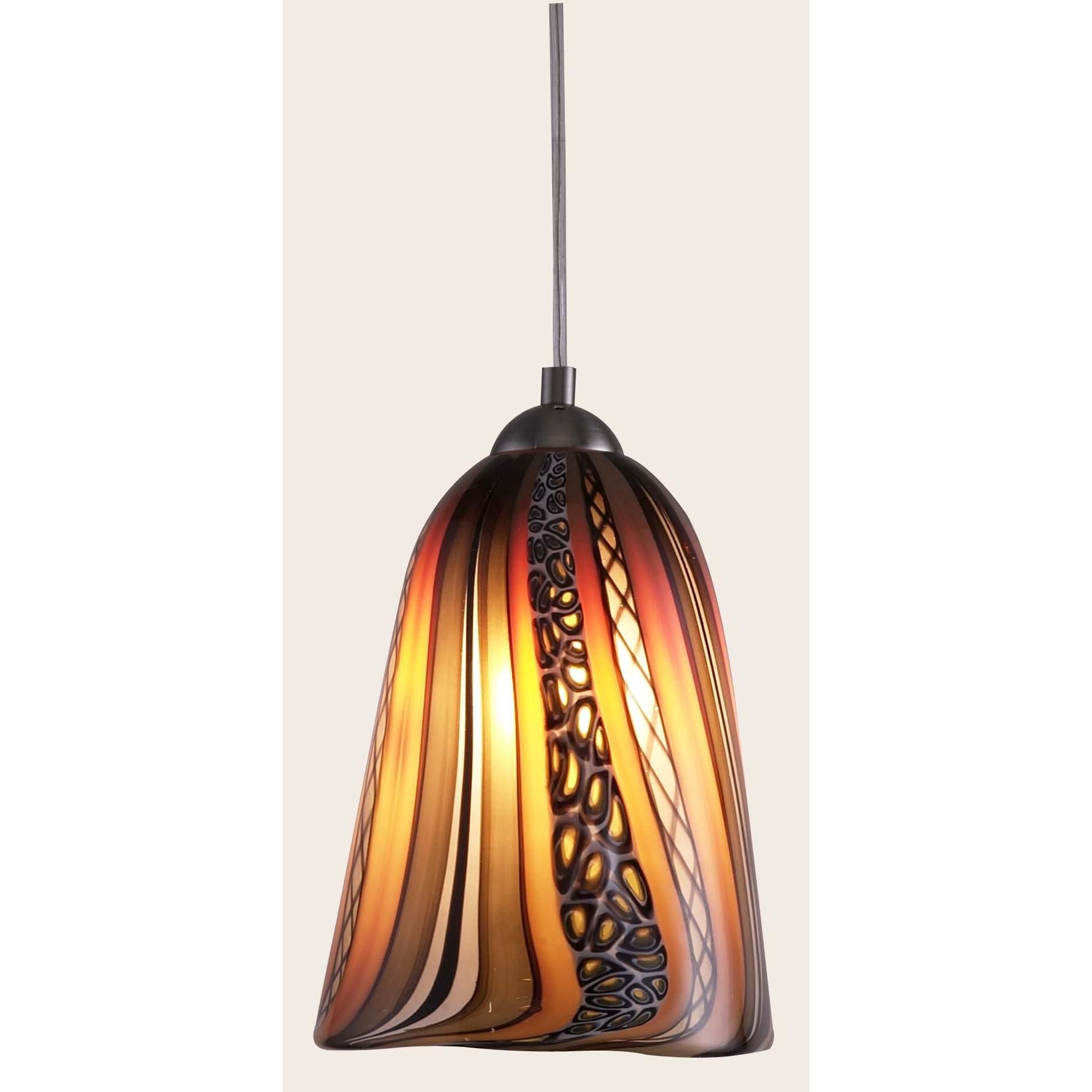 Amore Fiore 7 Inch Mini Pendant by Oggetti Luce